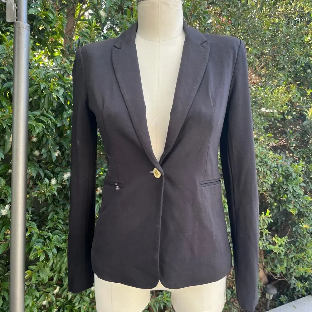 Philosophy Fitted Black Suit Jacket – Office Career Wear XS - Picture 10 of 10